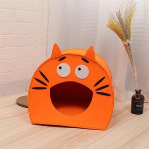 Tempat Sampah hewan peliharaan semi-tertutup rumah kucing terasa wol kucing gua produk & rumah hewan peliharaan lainnya - Product Image 5