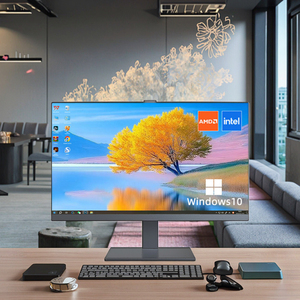 Pc Escritorio 올인원 컴퓨터 27 인치 비즈니스 스쿨 데스크탑 컴퓨터 전체 세트 배송 준비 - Product Image 1