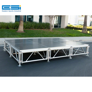 Escenario de aluminio portátil ligero ESI para un fácil transporte para conciertos y actuaciones, pantallas de armazón para eventos - Product Image 1