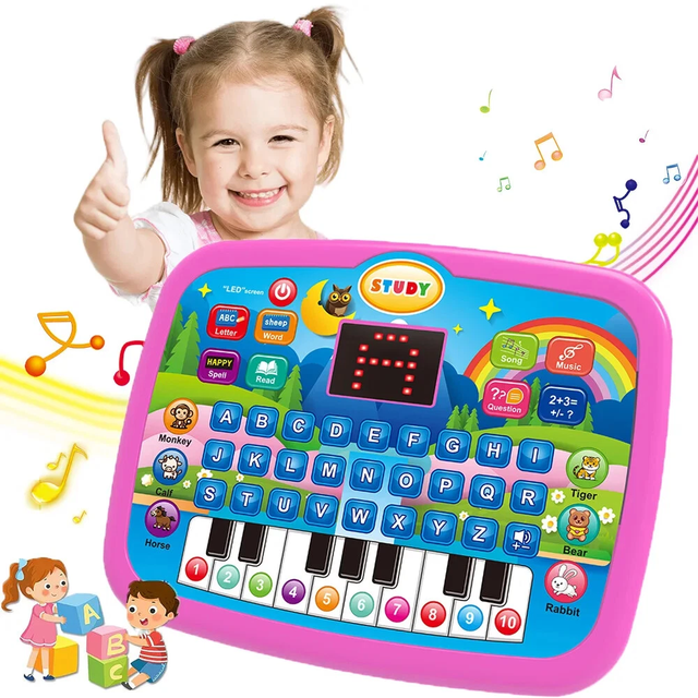 Kids Learning Tablet Educational Toys for Children Learning Machine Multi-Functional Laptop Computer Intelligent Toys