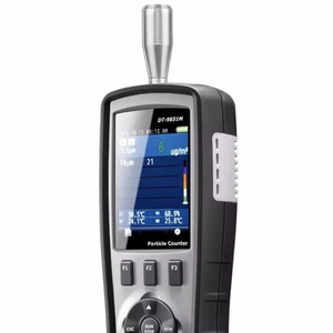 เครื่องตรวจจับคุณภาพอากาศแบบพกพา รุ่น DT-9851M สำหรับตรวจจับอนุภาคขนาด PM0.3/PM2.5/10um สำหรับห้องต่างๆ - Product Image 2