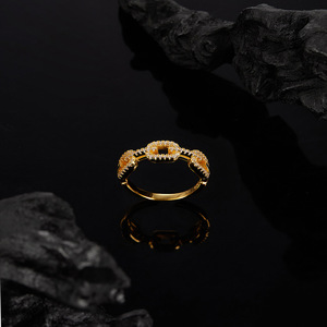 Anillo de Plata de Ley S925 con Moissanita Engastada, Cadena de Clip, Estilo Viento Frío 2026, Lujo Apilable, Anillo de Dedo Índice para Mujer - Product Image 3