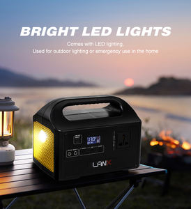 Système de génération solaire multifonctionnel rechargeable 150W, générateur solaire, station d'alimentation portable avec panneau solaire, lampes LED - Product Image 4
