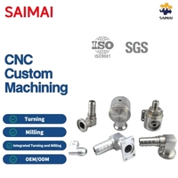 Venta Directa de Fábrica, Servicios de Fabricación de Herrajes Metálicos por Torneado y Fresado, Servicio Personalizado CNC, Conectores de Acero Inoxidable, Piezas OEM
