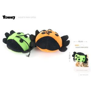 Jouet pour chat Yommy Ladybug, peluche interactive pour animaux de compagnie, 4 cm - Product Image 1
