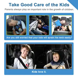 Подушка для сна для детей и взрослых, подушка для автомобильного сиденья, подголовник, поддержка шеи