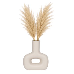 Vaso moderno in dolomite a taglio aperto per l'arredamento del soggiorno e come complemento decorativo per la casa, vaso decorativo per fiori per camera da letto o ufficio - Product Image 2
