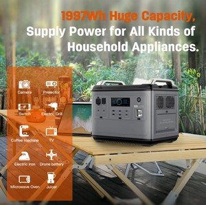 Station d'alimentation portable Sorein 2000W Ecoflow 1000W 2000W 3000W, générateur à batterie LiFePo4 110V 220V, charge solaire - Product Image 3