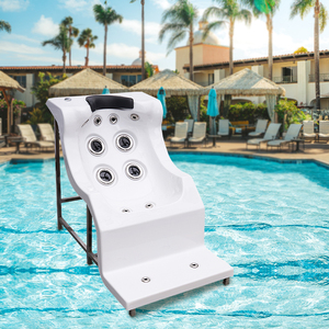 Chaise de <span class=keywords><strong>spa</strong></span> pour <span class=keywords><strong>piscine</strong></span> avec pompe de massage à air, accessoire de baignoire pour une relaxation confortable - Product Image 2