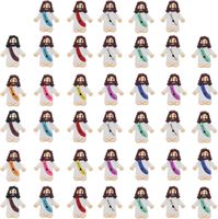 Figur Yesus Kecil Patung Yesus Miniatur Figur Miniatur untuk Permainan Sembunyikan dan Temukan Hadiah Religius untuk Isian Telur Paskah