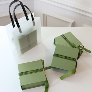 Custom logo square Magnetic Paper <b>Book</b> Jewelry <b>Box</b> With Ribbon - Product Image 2