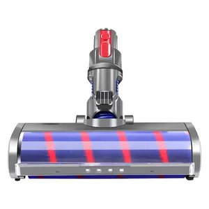 Amovible Électrique 2 Grandes Roues <span class=keywords><strong>Tapis</strong></span> Rouleau Aspirateur <span class=keywords><strong>Brosse</strong></span> pour Dysons <span class=keywords><strong>V7</strong></span> V8 V10 V11 V15 Aspirateur <span class=keywords><strong>Brosse</strong></span> Tête Partie Accessoire - Product Image 1