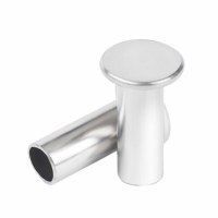 Rivet semi-tubulaire à tête cylindrique en acier inoxydable YUFU DIN6791, longueur 12 mm, classe 4, finition brute, pour garniture de frein pneumatique