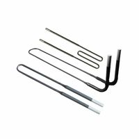 LN MoSi2 Silicium-Molybdène Tige Chauffante Elément Tailles Personnalisées pour Four à Moufle 1700-1800 ℃