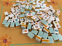 Tapis de Mahjong Américain de Designer pour Thanksgiving, 31,5 pouces carré, en Diatomite Silencieux et Doux, Anti-plis, Housse de Table de Fête, Cadeau pour Hôtesse