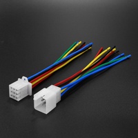 2.8mm Automotive Connector DJ7021A-2.8-11/21 Spring-Clip Terminals Brass Tin Plating White Electric Motorcycle Wiring Harness