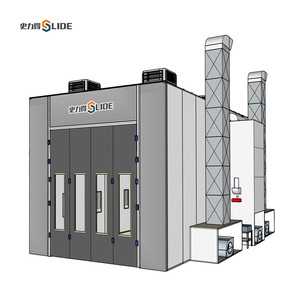 Cabine de peinture SLD avec filtration d'air triboélectrique et capture de particules électrostatiques pour l'élimination des oversprays submicrométriques - Product Image 2
