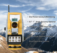 Station totale South NS30 pour la surveillance topographique, portée de mesure sans réflecteur de 1000 m, précision de 1'', portée avec prisme unique de 5000 m, Bluetooth