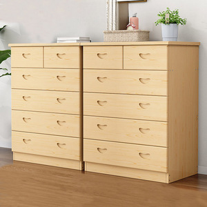 Commode nordique à tiroirs multiples bon marché directe d'usine Table <span class=keywords><strong>de</strong></span> chevet à 2 tiroirs - Product Image 2