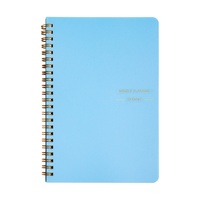 Nouvel agenda hebdomadaire haut de gamme entièrement personnalisable pour étudiants, format A5, planificateur quotidien, carnet à spirale, couverture en PP, cadeau inspiré d'Instagram