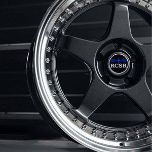 Nouvelles jantes en alliage forgé RCSR de 22, 24, 26 pouces, à cinq branches, avec lèvre polie, en 2/3 pièces, 5x112, 5x120, 5x114.3 pour voitures particulières - Product Image 2