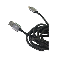 3A Nylon Tressé 2 Mètres Charge Rapide USB Lightning Câble Compatible Téléphones Mobiles Caméras Montres Intelligentes Power Banks 12 Mois