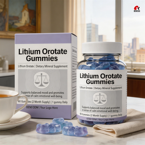 เยลลี่ลิเธียมออโรเตตพรีเมียม OEM/ODM 5 มก. ช่วย<span class=keywords><strong>เสริม</strong></span>อารมณ์และสมอง ผลิตจากเพคติน ได้รับมาตรฐาน GMP/ฮาลาล/โคเชอร์ <span class=keywords><strong>อาหาร</strong></span><span class=keywords><strong>เสริม</strong></span> - Product Image 4
