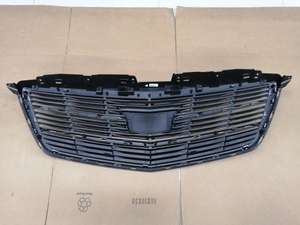 Calandre de pare-chocs avant noire brillante de style V, lifting, compatible avec <span class=keywords><strong>Cadillac</strong></span> ATS Sedan Coupé 2015-2019, sans emblème - Product Image 4