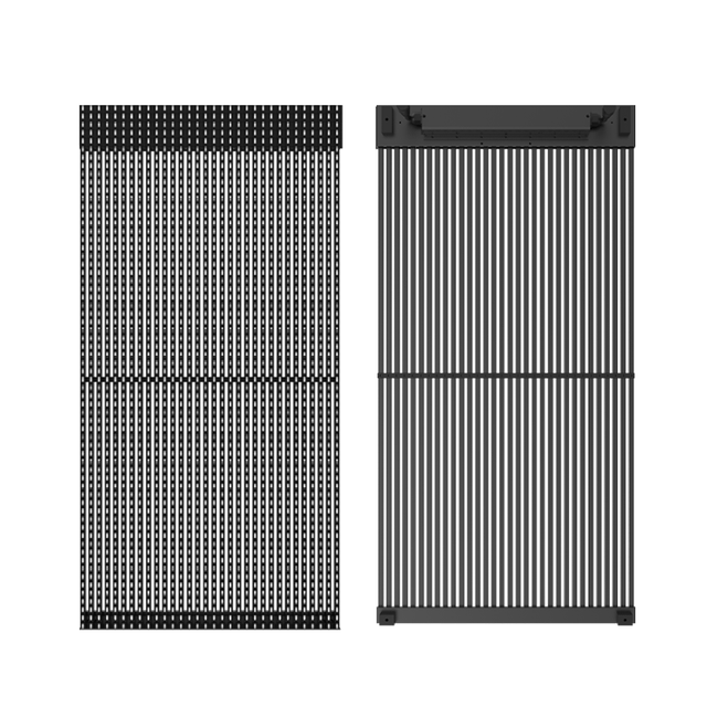 New Led Transparent Film Display Screen Full Color LED Flexible Display Screen for Shopping Mall Windows for Play Advertising