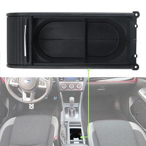 Porte-gobelet de console centrale Subaru avec couvercle coulissant en ABS pour l'organisation de l'intérieur de la voiture - Product Image 1