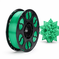 Fil d'impression 3D PLA Soie Haute Brillance Couleur Unie Faible Retrait Compatible avec la Plupart des Imprimantes FDM de Bureau