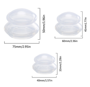 Ensemble de ventouses en silicone pour thérapie, ensemble de tasses de massage anti-cellulite, vente en gros - Product Image 3