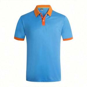 Camisetas de polo de golf personalizadas para hombre, manga corta, poliéster liso, cuello en V, logotipo impreso, estilo informal, tela de punto de talla grande - Product Image 6