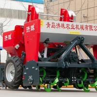 HONGZHU Shandong Nouvelle Semoir à pommes de terre robuste à 2 rangs en acier suspendu, machine de semis de précision, poids 788 kg