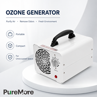 Machine de désodorisation portable industrielle et commerciale pour la maison, la voiture, le sous-sol, l'entrepôt, l'élimination des odeurs de fumée et d'animaux, générateur d'ozone