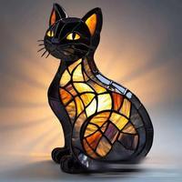 Lampe de bureau à LED style moderne, magique et coloré pour chien, table de chevet, veilleuse artistique pour le salon
