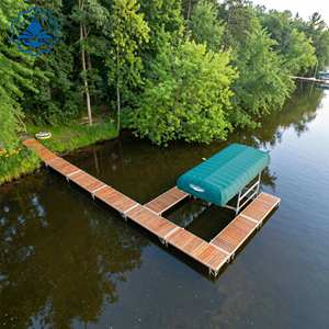 Puente Flotante de Aluminio con <span class=keywords><strong>Techo</strong></span> <span class=keywords><strong>para</strong></span> Villa, Casa Flotante o Muelle en el Lago - Product Image 2