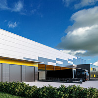 Edificios Metálicos Prefabricados de Diseño Moderno con Certificación CWB, Almacenes de Acero, Talleres, Fábricas, Oficinas, Estructuras Industriales