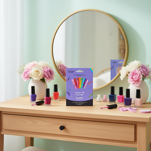 Marbarivada - Juego de 10 Uñas Postizas Acrílicas de Lujo en 3D, Forma Cuadrada Larga, con Pegamento para Decoración de Uñas - Product Image 2