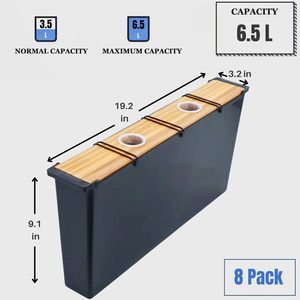 Forniture per apicoltura con alveare profondo da 8 confezioni da 6,5 l; Strumento di alimentazione per api da alveare per apicoltura - Product Image 2