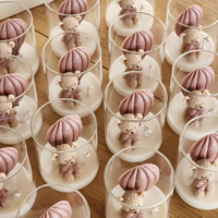 Bougies personnalisées en forme d'ours en peluche pour baby shower, faites à la main en cire de soja, bougies parfumées mignonnes en forme d'ours avec personnalisation pour cadeaux bébé garçon fille