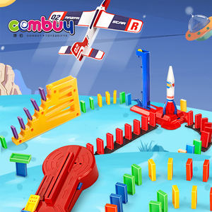 रॉकेट्स खिलौना ब्लॉक खेलने सेट शिक्षा 6 + बच्चों dominoes खिलौना - Product Image 6