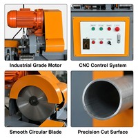 Machine de découpe pneumatique de tubes de haute précision sans bavures pour tuyaux en acier/aluminium/acier inoxydable