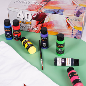 Pintura de tela para artistas y niños, 40 colores, 60ml, venta al por mayor - Product Image 3