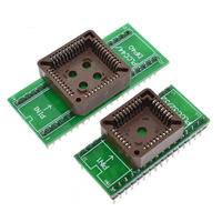 PLCC32 a DIP32 PLCC44 a DIP40 USB Universal programador IC adaptador probador enchufe para TL866CS TL866A G540 SP300