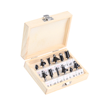 LAVIE 6mm Shank 12pcs Mata Bor Tungsten Carbide untuk Pengerjaan Kayu