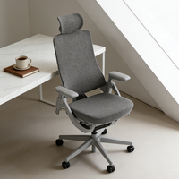 Fauteuil de bureau ergonomique pivotant à dossier divisé avec hauteur réglable pour bureau à domicile et école, faible MOQ, commande d'essai facile