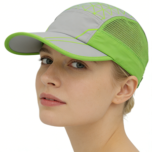 Gorra Deportiva de 5 Paneles Personalizada con Logotipo Promocional, de Secado Rápido, Transpirable, Impermeable, de Poliéster Oxford, para Correr al Aire Libre, con Corte Láser - Product Image 4