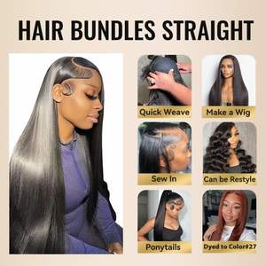 ผมแท้แบบดับเบิ้ลดรอว์นราคาถูก  จัดเรียงเกล็ดผมอย่างดี นุ่มลื่นเหมือนไหม น้ำหนัก 100 กรัม ผมมนุษย์บราซิลแบบดิบ ไม่ผ่านการแปรรูป จากผู้ขายโดยตรง - Product Image 4