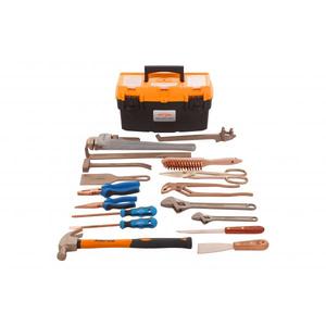 AMPCO - RH1051 Juego de herramientas HAZMAT sin chispas, diferentes materiales (18 piezas)-EAN 7630027465907 CONJUNTOS DE HERRAMIENTAS SIN CHISPAS - Product Image 1